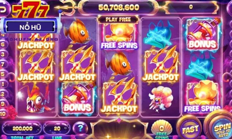 hệ số thưởng trong slot Thuỷ Cung