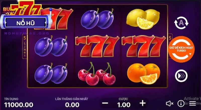 Nổ hũ Burning Wins